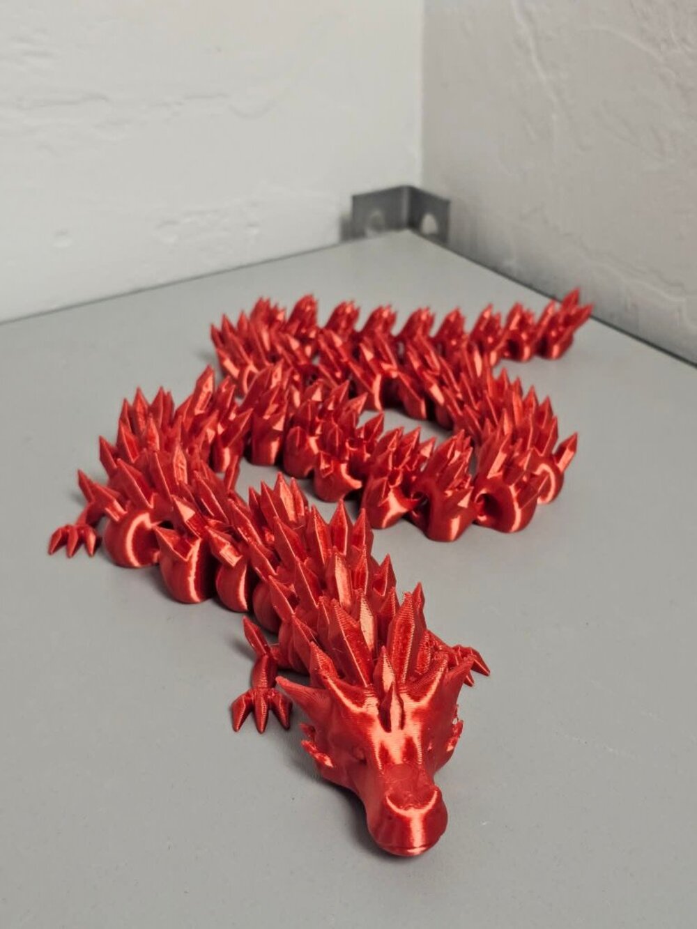 Ruby Dragon 60cm Articulated Flexi